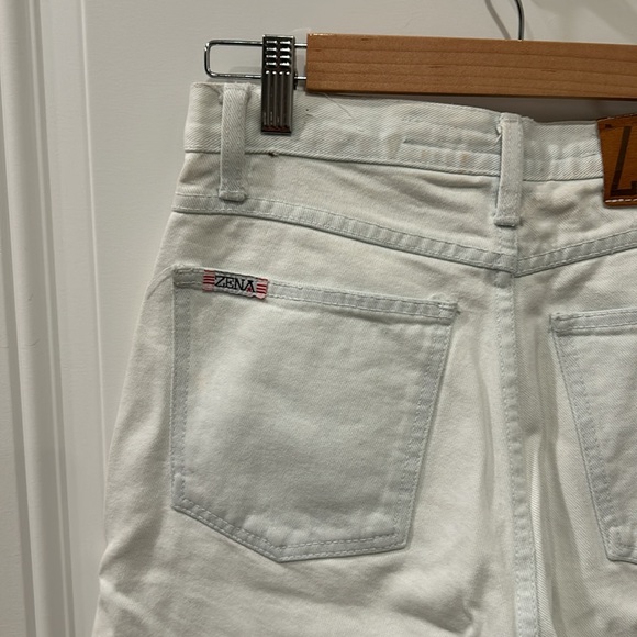 💛Vintage long white Zena Jeans shorts - Picture 5 of 12